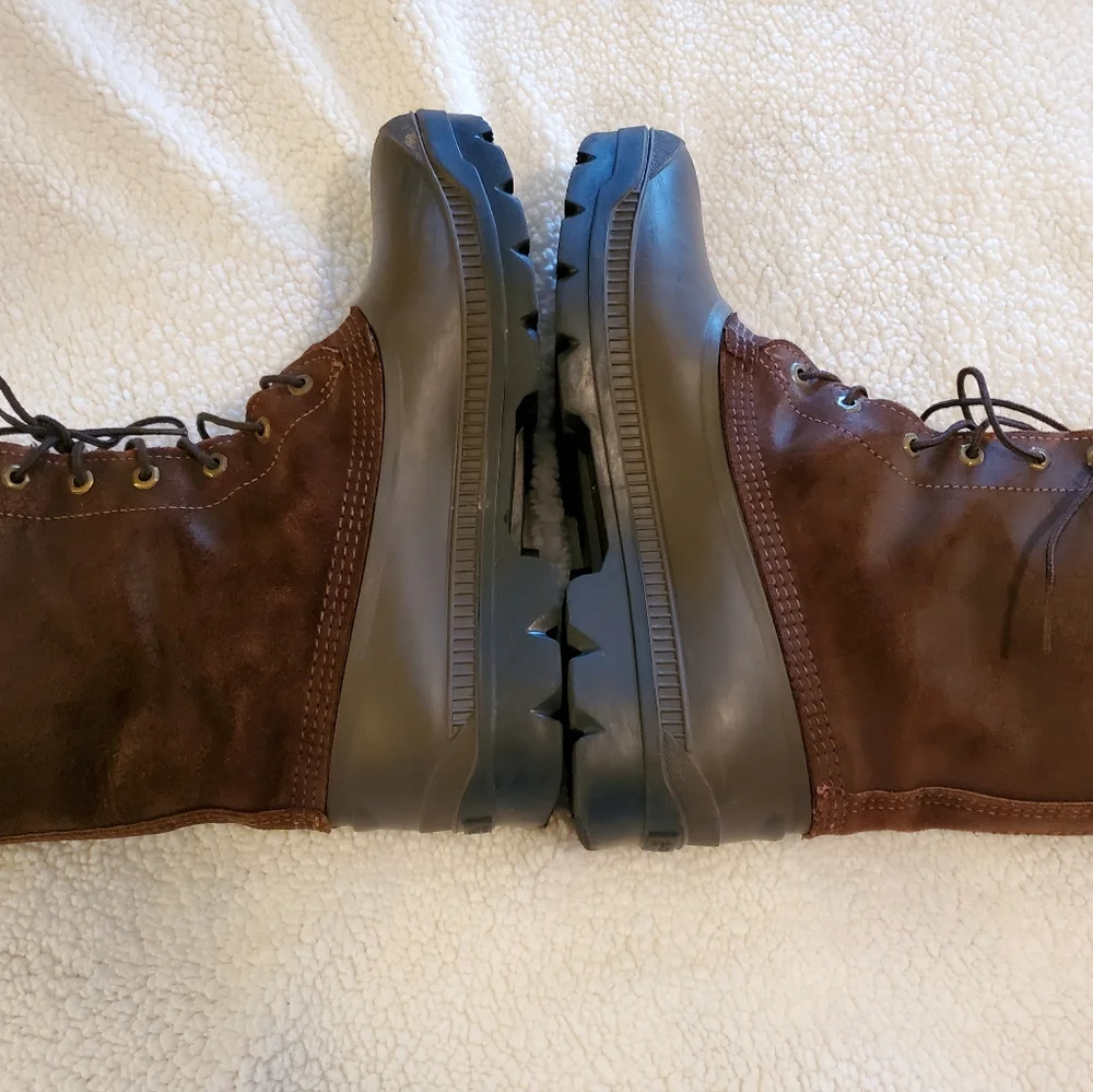 SOREL Men's Caribou Waterproof Winter Boots size 13. Dark brown. - Picture 6 of 8